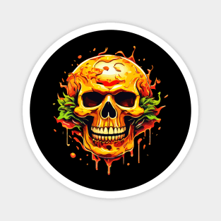 BURGER SKULL Magnet